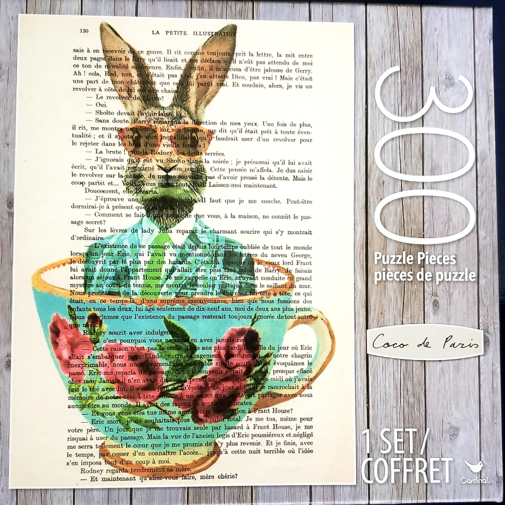 Coco de Paris 300pcs Puzzle Called Rabbit in a Cup sealed